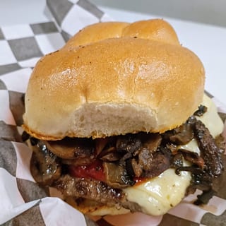 Swiss Mushroom Burger